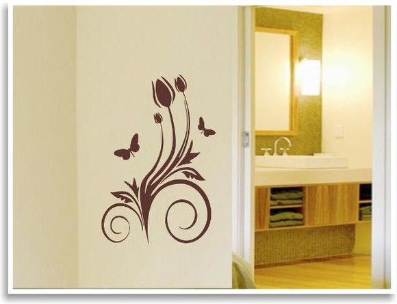 Adesivo floral- 260A